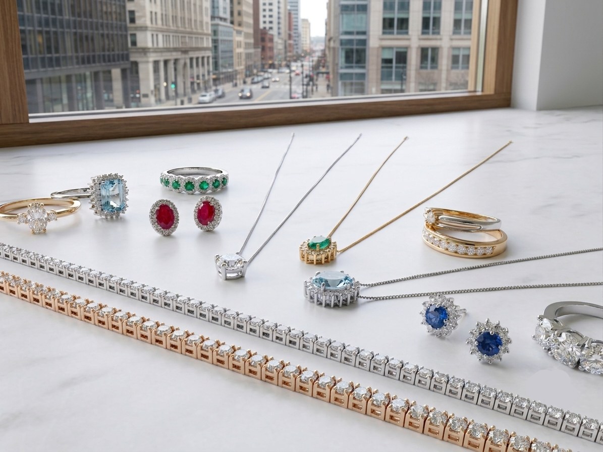 Kamini fine jewellery — rings, earrings, pendants and bracelets