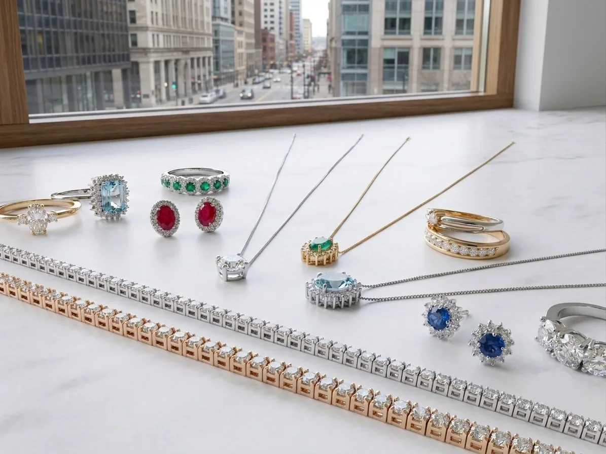Kamini fine jewellery — rings, earrings, pendants and bracelets